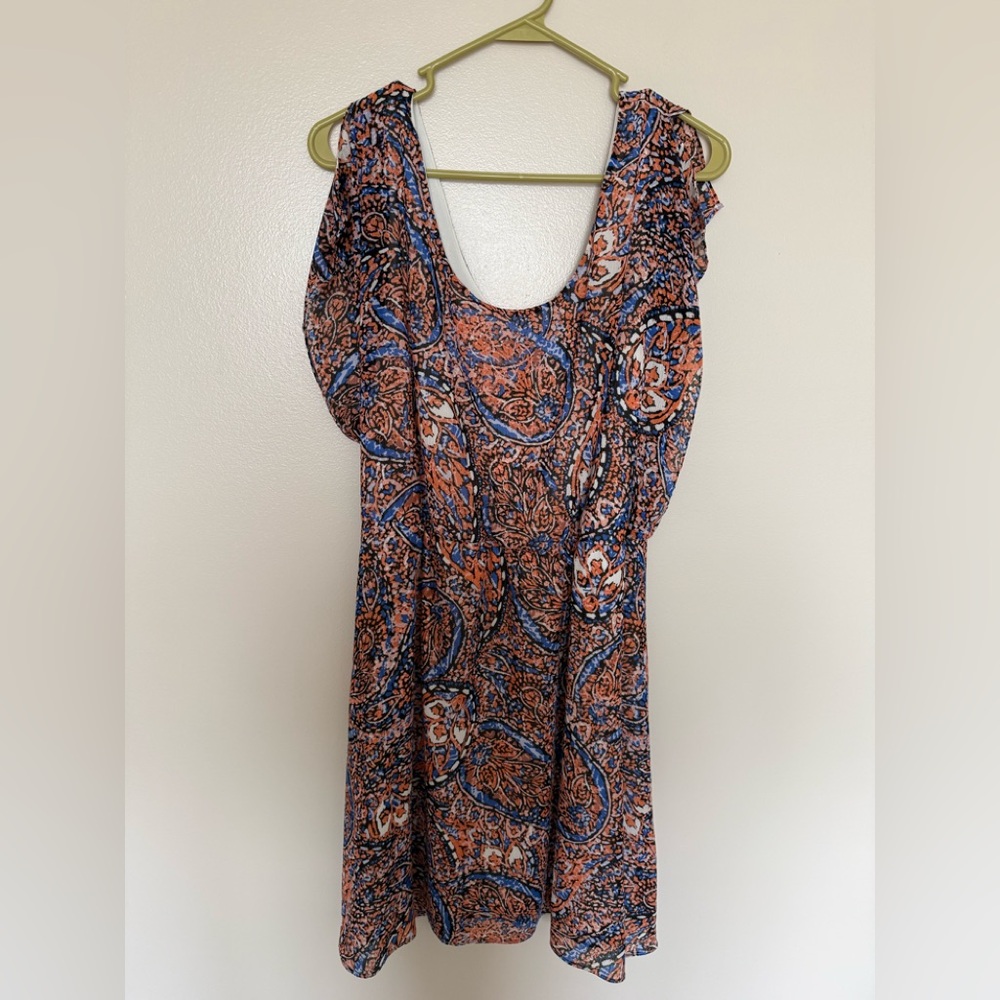 Outback Red Multicolor Patterned Dress